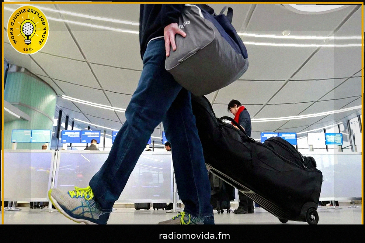 Un semplice trucco di viaggio per il golf mi ha salvato da una spiacevole commissione bagaglio