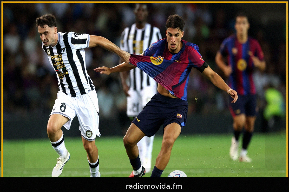 Udinese, vittoria di prestigio contro il Barcellona: 1-0 con rete di Bayo