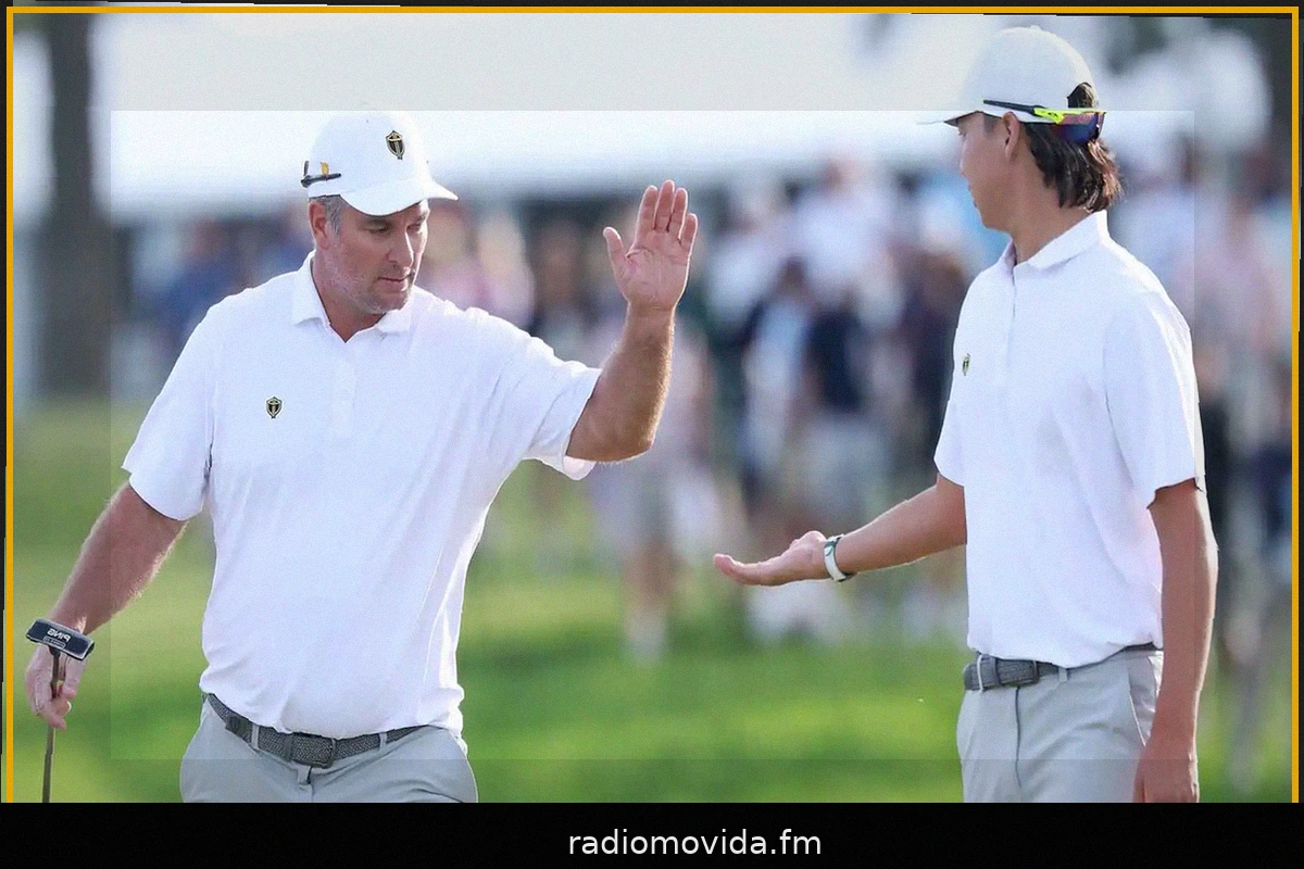 Internationals' historic lead in Presidents Cup