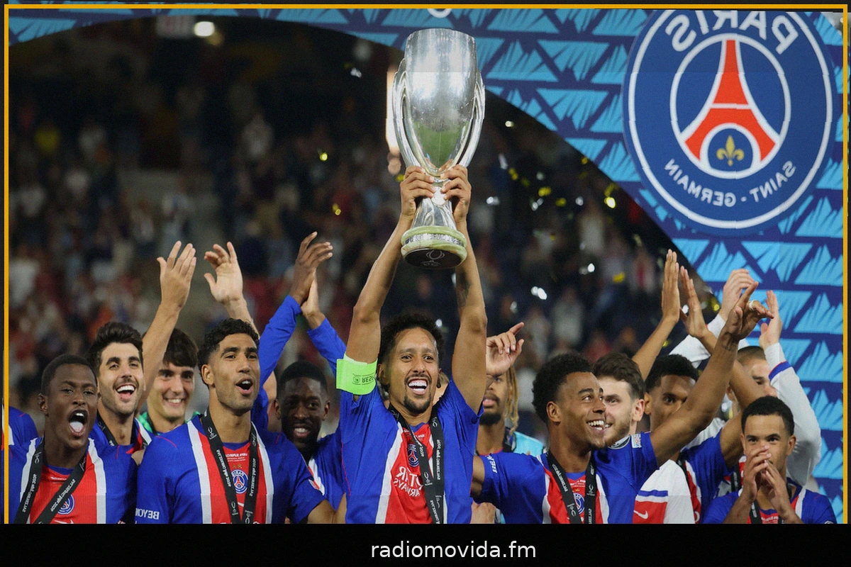 Il PSG conquista la Supercoppa UEFA battendo l'Aston Villa 2-1